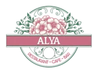 Alya Café, Restaurant & Bar logo.