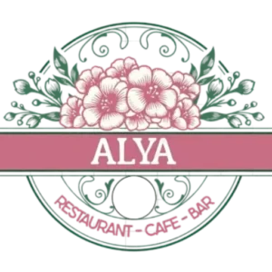 Alya Café, Restaurant & Bar logo.
